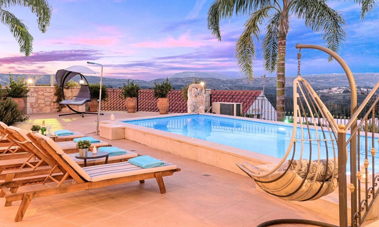 Steve Kois Villa Heated Poolハニア エクステリア 写真